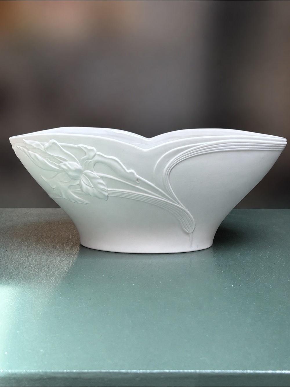 Gorham “Linen Flowers” Centerpiece Console Bowl